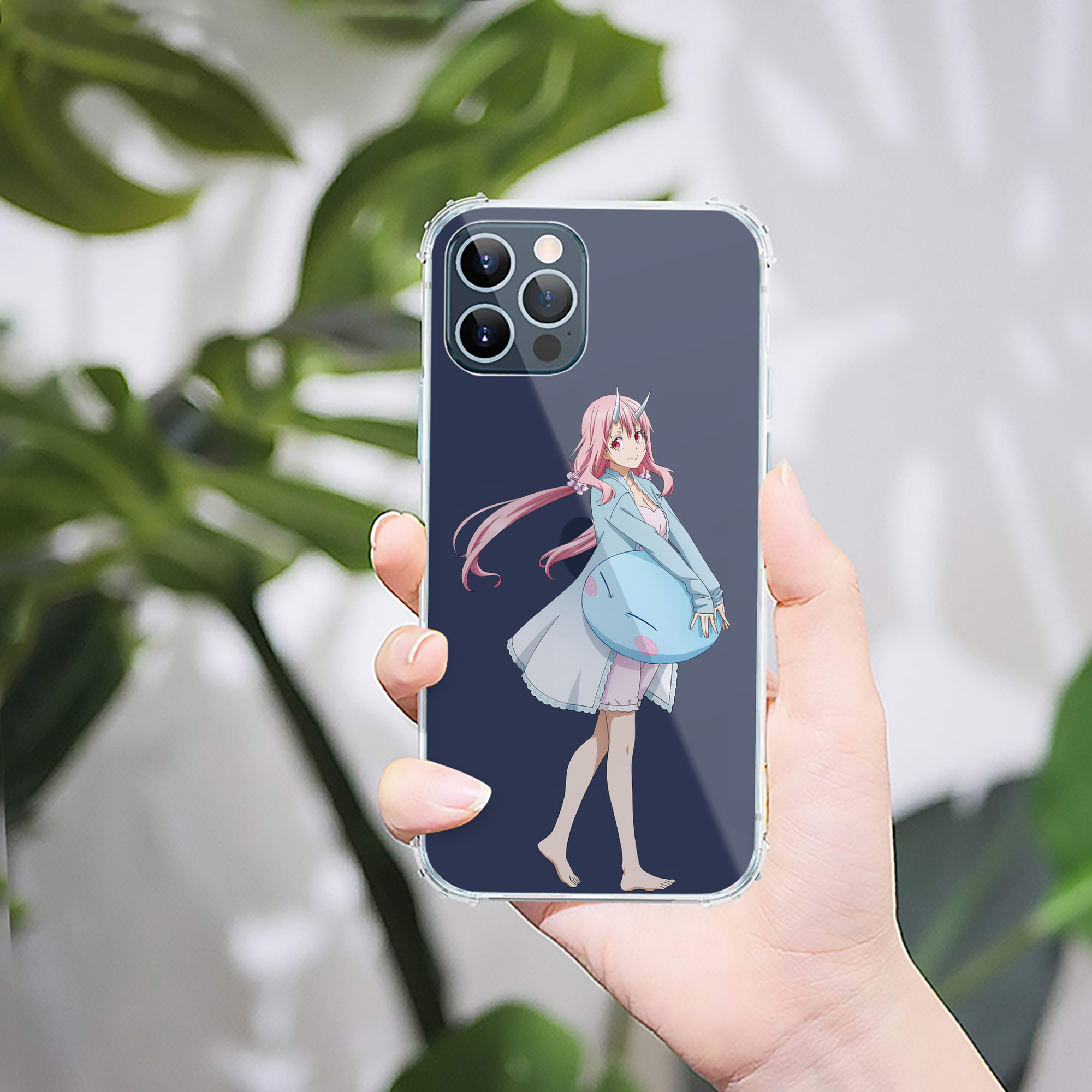 （画像用） 転スラ Regarding Reincarnated to Slime 【iPhone 12シリーズ対応】透明スマホケース（クリアソフトケース）